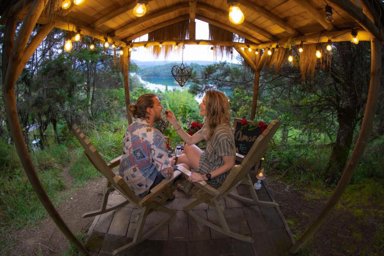 Levit Glamping - Hotel Guatape Penol (Adults Only) Eksteriør billede