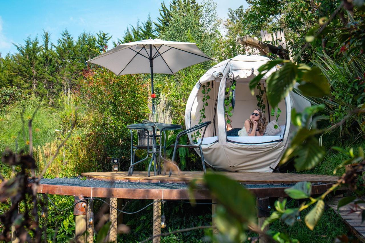 Levit Glamping - Hotel Guatape Penol (Adults Only) Eksteriør billede