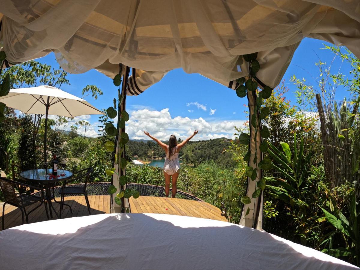 Levit Glamping - Hotel Guatape Penol (Adults Only) Eksteriør billede